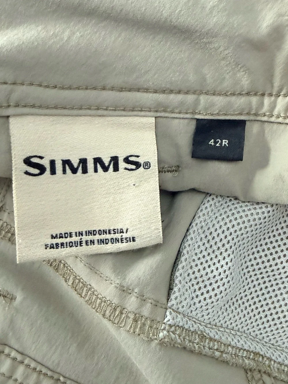 Simms | Guide Fishing Pants | Camel | Waist 42” Inseam 30”